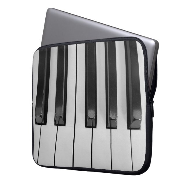 Piano Nycklar Laptop Fodral (Framsidan Vänster)