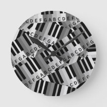 Piano Nycklar Layered Mönster