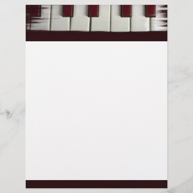 Piano Nycklar Letterhead (Framsida)
