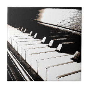 Piano Nycklar Macro Kakelplatta