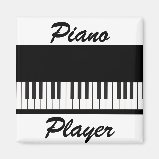 Piano Nycklar Magnet (Framsidan)