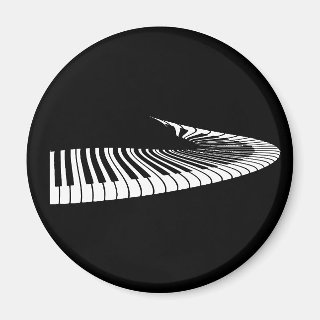 Piano Nycklar Magnet (Framsidan)