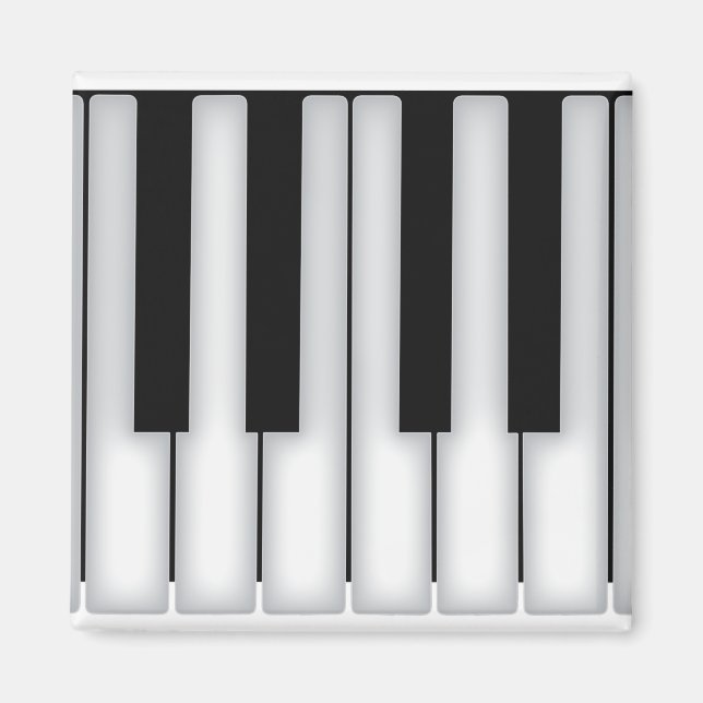 Piano Nycklar Magnet (Framsidan)