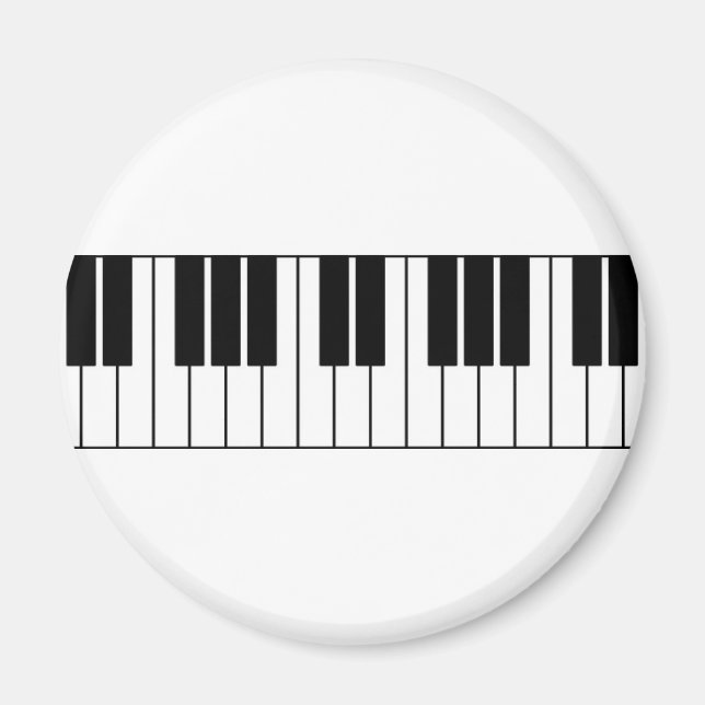Piano Nycklar Magnet (Framsidan)