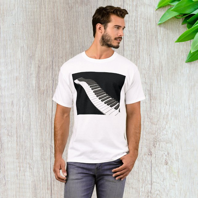 Piano Nycklar Manar T-Shirt (Skapare uppladdad)
