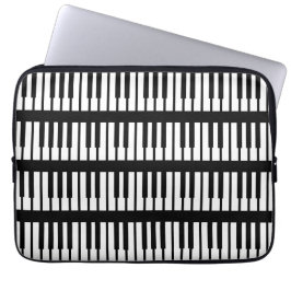 Piano Nycklar Mönster Laptop Sleeve