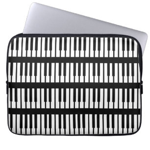 Piano Nycklar Mönster Laptop Sleeve