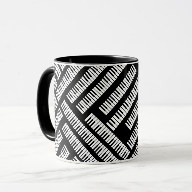 Piano Nycklar Mugg (Framsida vänster)