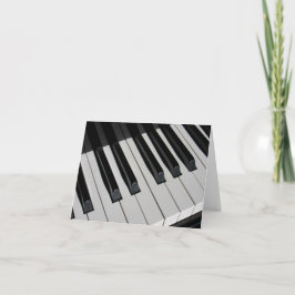 Piano Nycklar Music Älskare Anpassningsbar Card Kort
