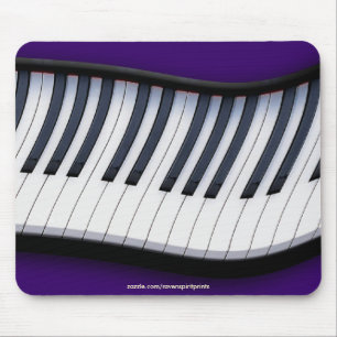 PIANO NYCKLAR MUSIC ÄLSKARE Mousepad Musmatta