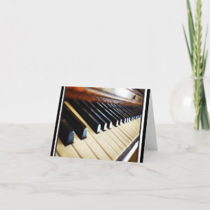 Piano Nycklar Music Gifts Notecards Kort