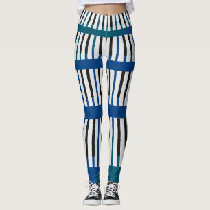 Piano Nycklar Music Leggings