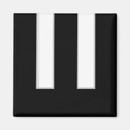 Piano Nycklar Musical Instrument Black White Magnet