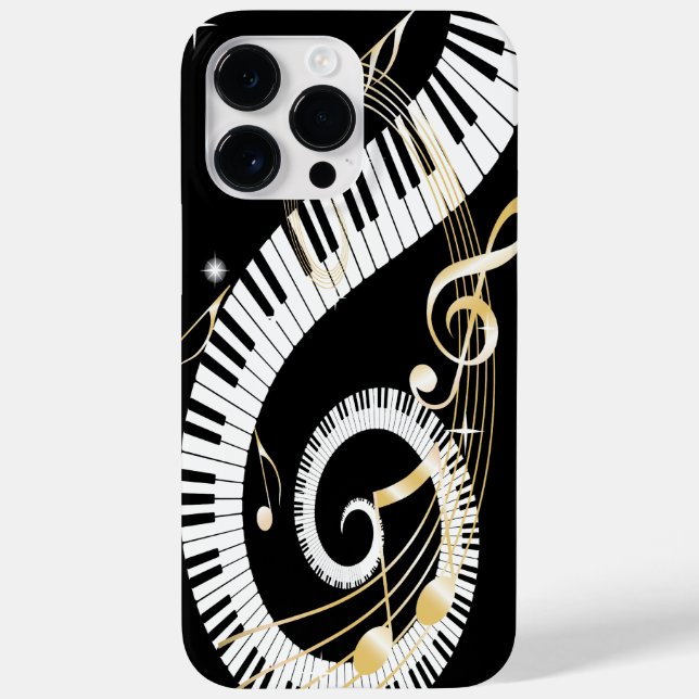 Piano Nycklar och Golden Musik noter (Baksida)