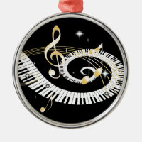Piano Nycklar och Golden Musik noter