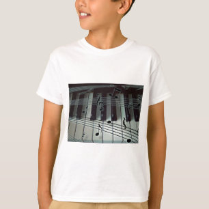 Piano Nycklar och Musik noter T Shirt