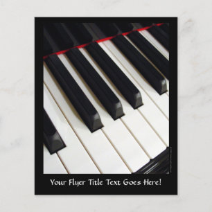 Piano Nycklar Photograph Flygblad