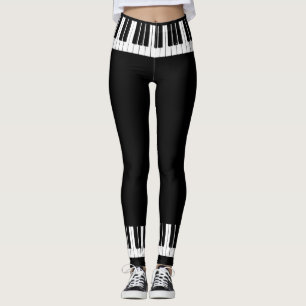 Piano Nycklar Pianist Leggings
