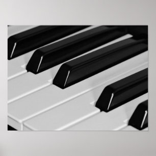 Piano Nycklar Poster