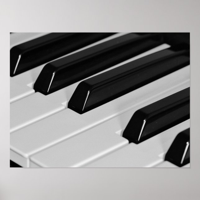Piano Nycklar Poster (Framsidan)