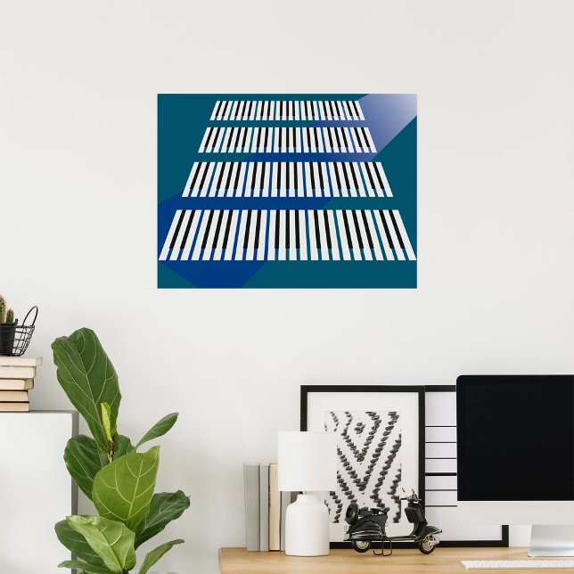 Piano Nycklar Poster (Skapare uppladdad)