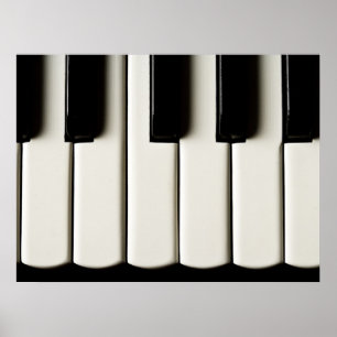 Piano Nycklar Poster