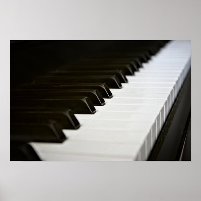 Piano Nycklar poster utskrift (Framsidan)