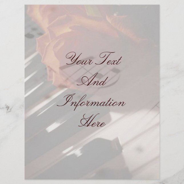 Piano Nycklar & Ro Letterhead (Framsida)