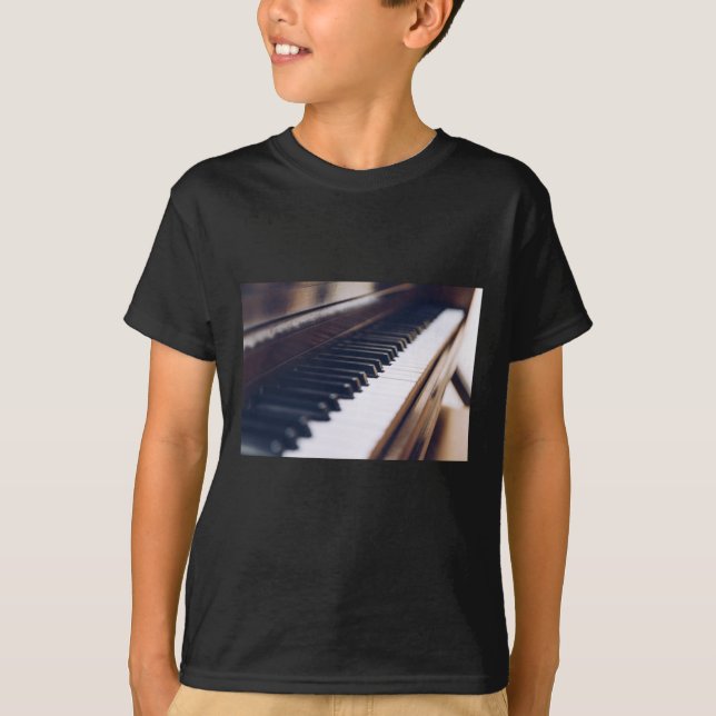 Piano Nycklar T Shirt (Framsida)