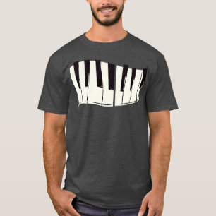 Piano Nycklar Tangentbord Pianist Musician T Shirt