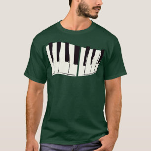 Piano Nycklar Tangentbord Pianist Musician T Shirt