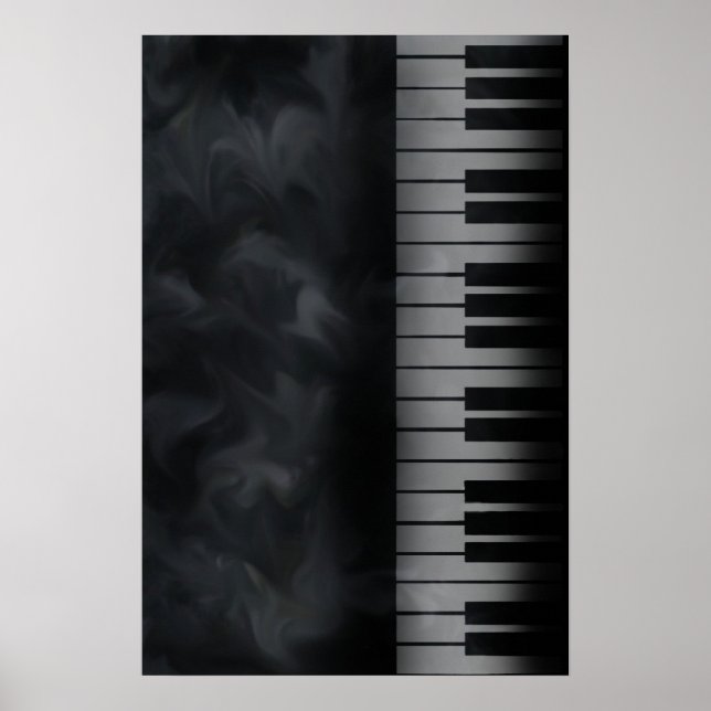Piano nycklar tangentbord poster (Framsidan)