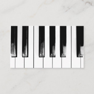 Piano Nycklar Visitkort