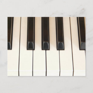 Piano Nycklar Vykort