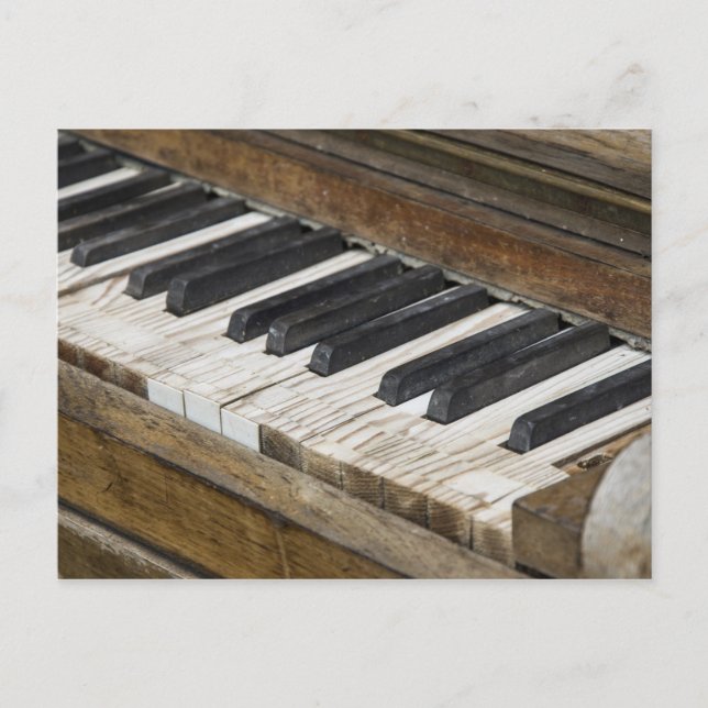 Piano Nycklar Vykort (Framsida)