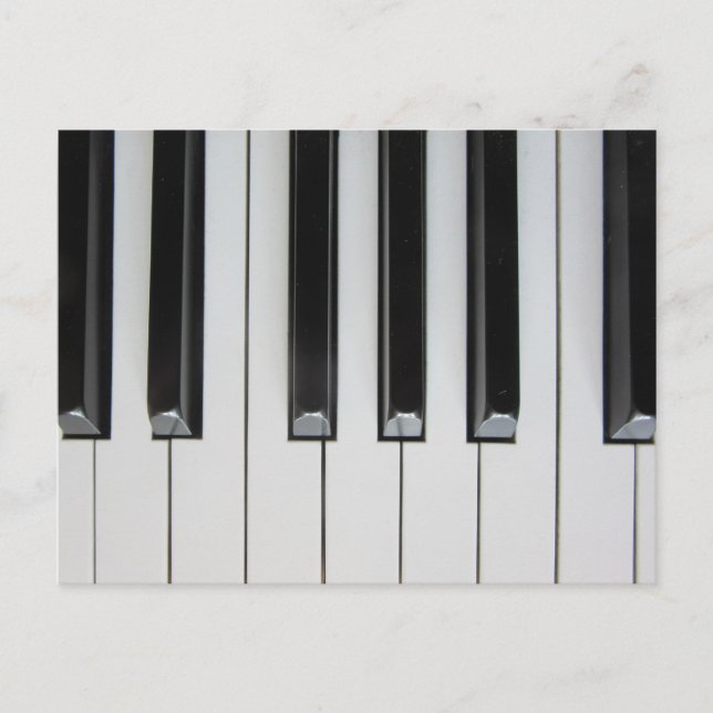 Piano Nycklar Vykort (Framsida)