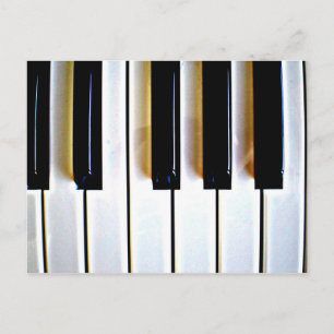 Piano Nycklar Vykort