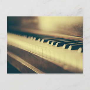 Piano Nycklar Vykort
