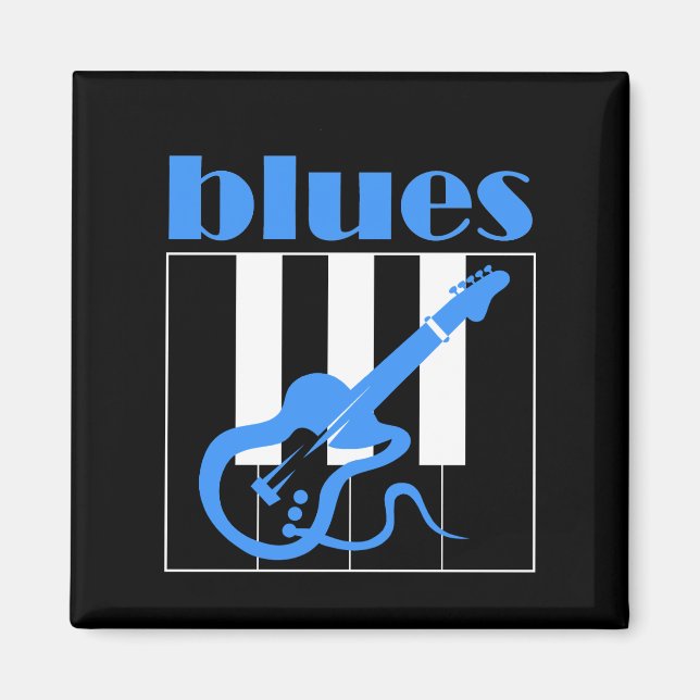 Piano och gitarrer magnet (Framsidan)