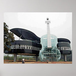 Piano och Violin House Poster