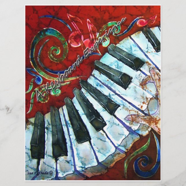 PIANO PAPPER - en Tangentbord-upplevelse (Framsida)