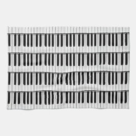 Piano pattern kökshandduk