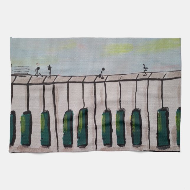 Piano People Kitchen Towels Kökshandduk (Horisontell)