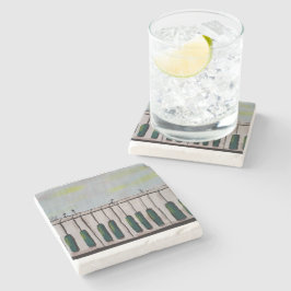Piano People Stone Coaster Stenunderlägg