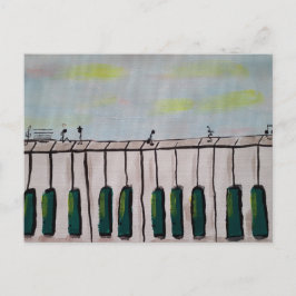 Piano People-vykort Vykort