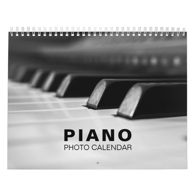 Piano Photo Wall Calendar Kalender (Omslag)