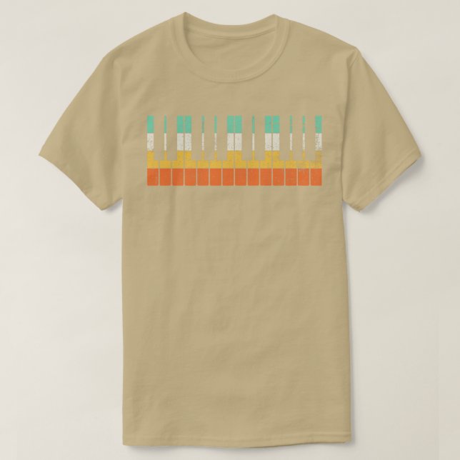 Piano Pianist 5 T Shirt (Design framsida)