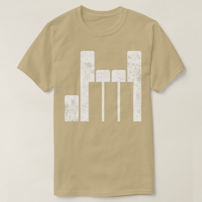 Piano Pianist 8 T Shirt (Design framsida)
