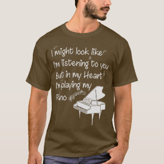 Piano Pianist Clefs Piano Player Gift 3 T Shirt
