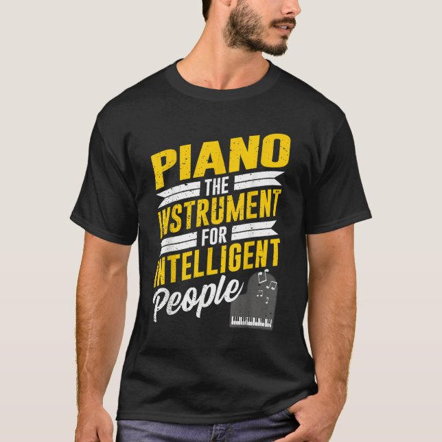 Piano Pianist Music Keyboard Musician Quote Gag Ou T Shirt (Framsida)